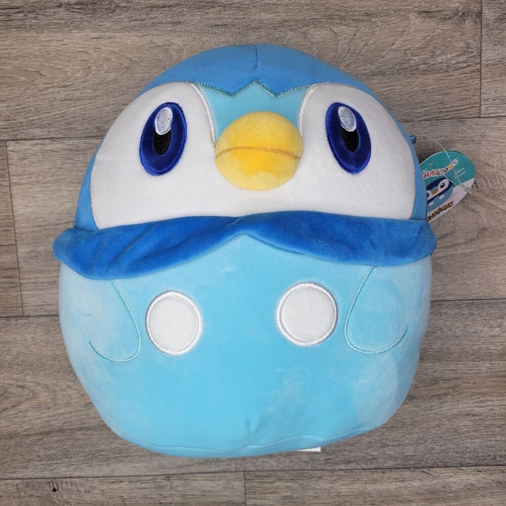 Squishmallow Pokemon Piplup 12" Kellytoy Stuffed Animal Blue